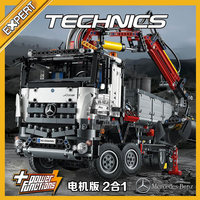科技系列机械组梅赛德斯-奔驰3245卡车兼容乐高拼装积木玩具42043_250x250.jpg