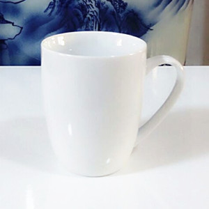 陶瓷马克杯白色杯子骨瓷水杯情侣杯咖啡杯 2.99元一只. 6只起包邮