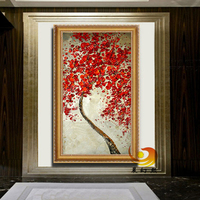 新中式油画欧式壁画抽象立体画客厅挂画走廊玄关装饰画手绘发财树_250x250.jpg