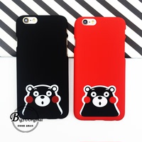 日本熊本熊iphone6S手机壳 苹果6plus磨砂硬壳 塑料套卡通情侣5se_250x250.jpg