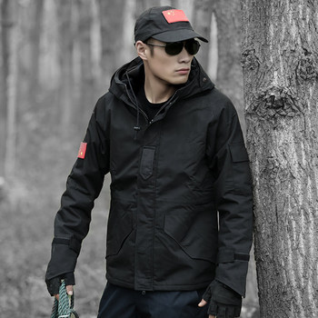 冬季加厚黑色G8冲锋衣外套户外迷彩服特种兵野战作训服美军军服男