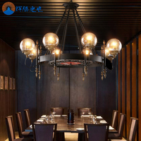 美式复古吊灯魔豆北欧工业创意个性客厅服装店咖啡厅餐厅网咖发廊_250x250.jpg