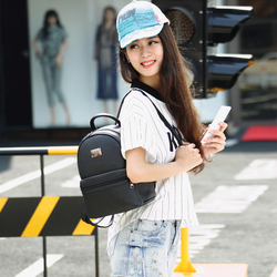 双肩包女旅行背包韩版pu时尚女包学院风创意设计新款潮书包女