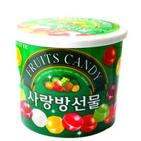 韩国好吃的零食 乐天七彩爱情水果糖礼盒 彩虹糖 6种水果桶装187g_250x250.jpg