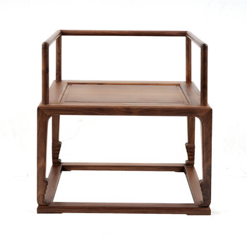 木工坊禅意新中式黑胡桃茶椅仿古中式禅意家具椅子设计师家具