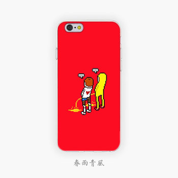 原创红色男孩搞怪大比拼苹果iphone6软壳保护套6plus个性硅胶壳潮