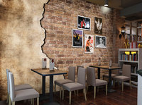 复古怀旧3d立体红色砖墙砖纹壁纸 酒吧中餐厅墙纸 KTV 大型壁画_250x250.jpg