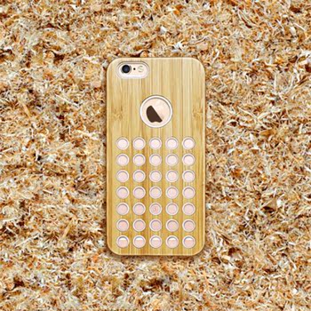 打破规则 木制手机壳 2016新款 苹果6 6s plus圆孔原创保护壳包邮