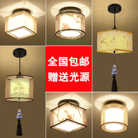 新中式吸顶灯过道走廊玄关阳台LED灯现代简约圆形小房间门厅灯具_250x250.jpg