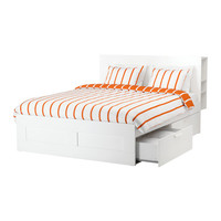 宜家IKEA正品国内代购 百灵 高架双人床带抽屉床头收纳带储物件_250x250.jpg