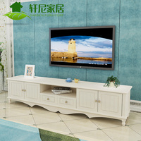 欧式电视柜韩式家具田园实木1.6米1.8米2.4米白色简约电视柜地柜_250x250.jpg