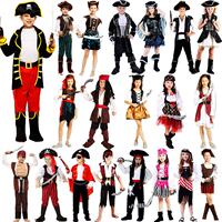 儿童cosplay 男童杰克船长衣服 女童加勒比海盗化妆舞会演出服装_250x250.jpg
