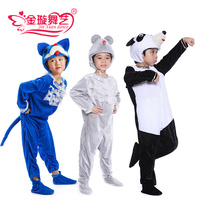 圣诞节幼儿童动物表演服装花猫卡通话剧老鼠演出熊猫幼儿园长短袖_250x250.jpg