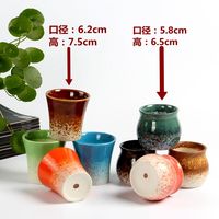厂家直销多肉植物陶瓷花盆带托盘 创意个性素烧 粗陶花器花瓶包邮_250x250.jpg