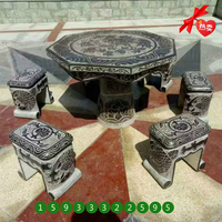 石雕桌椅庭院仿古石桌天然石头圆桌石凳户外花园青石桌子装饰摆件_250x250.jpg