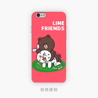可爱小熊小兔卡通动漫 形苹果6s iphone7 plus5se原创手机软壳_250x250.jpg