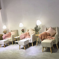 日式单人沙发 简约时尚米色麻布咖啡厅店铺双人沙发 小型沙发椅子_250x250.jpg