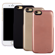 泽浩苹果手机背夹iphone6/6s超薄无线无下巴移动电源充电宝保护套
