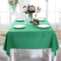 餐桌布 酒店饭店餐厅翠绿台布 长方形展示布口布防尘布餐厅绿色布_250x250.jpg