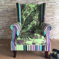美式老虎椅新古典欧式休闲椅时尚艺术布艺沙发大师设计新品可定制_250x250.jpg