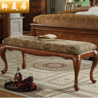 居美林美式床尾凳欧式实木床边凳仿古实木卧室床前凳欧式床尾凳_250x250.jpg