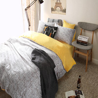 眠格家纺 全棉床上四件套纯棉床上用品简约4件套床单被套1.5m1.8m_250x250.jpg