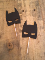 蝙蝠侠面具插牌 男孩童蛋糕插 签生日插牌主题派对装饰定制10枚_250x250.jpg