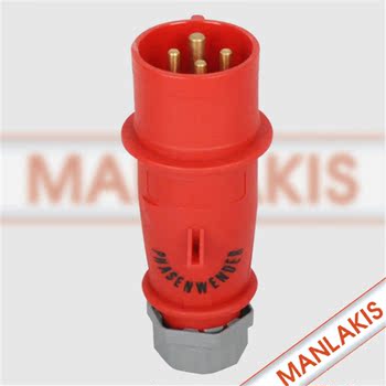 MANLAKIS新款  TYP-339 IP44 4芯16A转换 防水防尘防爆插头