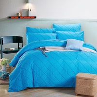 眠格家纺  菱格纯色磨毛四件套简约素色床上用品1.5/1.8床单被套_250x250.jpg
