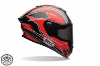 新款Bell Race Star哈雷摩托车头盔赛车街车碳纤维跑盔红色全盔_250x250.jpg