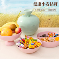 小麦苹果造型干果盘 塑料创意现代分层带盖欧式家用零食盘糖果盒_250x250.jpg