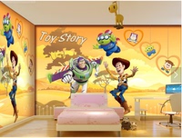 儿童房卧室主题墙纸壁纸 无缝3d立体动漫卡通大型壁画玩具总动员_250x250.jpg