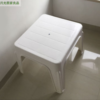 加厚奶白色品质塑料小方桌 户外烧烤休闲小餐桌 桌椅套餐组合_250x250.jpg