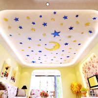 创意温馨星空星星装饰墙贴卧室房顶儿童房天花板亚克力3d立体贴画_250x250.jpg