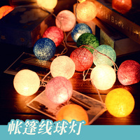 手工创意灯饰泰国线球灯藤球LED夜灯房间装饰品节日派对彩灯串灯_250x250.jpg