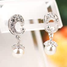 韩国珍珠耳钉 优雅时尚气质耳环 925银针耳饰防过敏耳环 饰品配饰