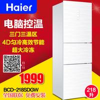 Haier/海尔 BCD-218SDGW 三门218升经济型冰箱4D匀冷 静音 联保_250x250.jpg