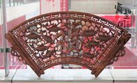 东阳木雕 连年有余扇形中式仿古 沙发背景墙壁饰 全实木特价促销_250x250.jpg