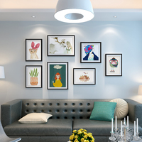 客厅装饰画北欧式壁画美式挂画组合现代简约有框画乡村沙发背景画_250x250.jpg