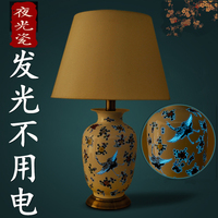 夜光陶瓷现代简约宜家创意欧式时尚温馨卧室床头遥控台灯_250x250.jpg