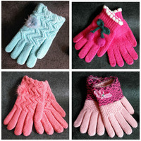 秋冬季可爱儿童手套 五指分指毛线加绒保暖男女童宝宝保暖手套_250x250.jpg