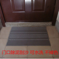 包邮 灰色绒面地毯 除泥防沙脚垫 客厅卧室厨房门口地垫 长方形_250x250.jpg