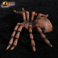 哈罗威18531万圣节鬼节玩具装饰中号黑色花塑胶蜘蛛18531_250x250.jpg