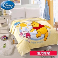Disney/迪士尼冰雪奇缘卡通儿童午睡毛毯盖毯 秋冬季单人法莱绒毯_250x250.jpg