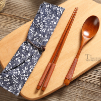 学生勺子两件布袋套装+ 旅行日式木质筷子便携式携带日本餐具_250x250.jpg