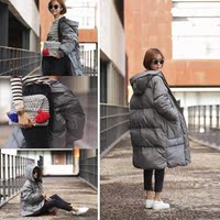 2016新款韩版羽绒棉棉衣少女时代林允儿同款保暖直筒中长款女棉服