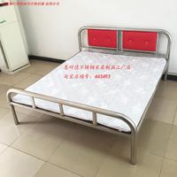 不锈钢床1.5，1.8米双人床现代简约坚固环保无甲醛时尚带软包软靠_250x250.jpg