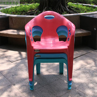 时尚创意餐椅 加厚塑料靠背椅 北欧会议休闲办公椅 成人扶手椅子_250x250.jpg
